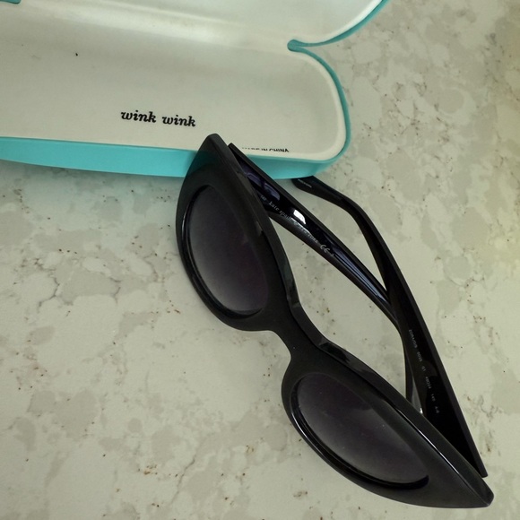 Kate Spade Zora Black Sunglasses - Picture 5 of 5